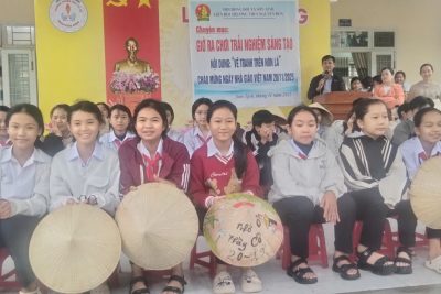 TRƯỜNG THCS NGUYỄN ĐÔN TỔ CHỨC CUỘC THI VẼ TRÊN NÓN – GỬI NGÀN YÊU THƯƠNG ĐẾN THẦY CÔ NHÂN NGÀY 20/11