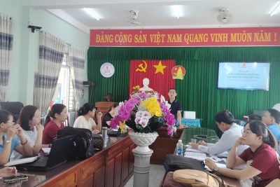 TRƯỜNG THCS NGUYỄN ĐÔN TỔ CHỨC TẬP HUẤN CHO GIÁO VIÊN VỀ PHÁT TRIỂN NĂNG LỰC SỐ CHO HỌC SINH CẤP THCS