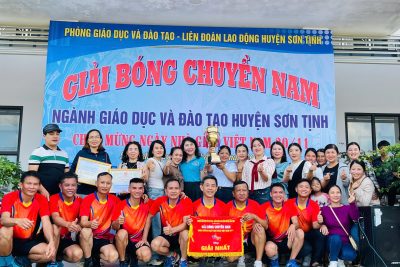 TRƯỜNG THCS NGUYỄN ĐÔN THAM GIA GIẢI BÓNG CHUYỀN NAM CHÀO MỪNG NGÀY NHÀ GIÁO VIỆT NAM 20/11 NĂM 2024