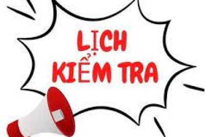 Lịch kiểm tra giữa học kì I năm học 2025 – 2026