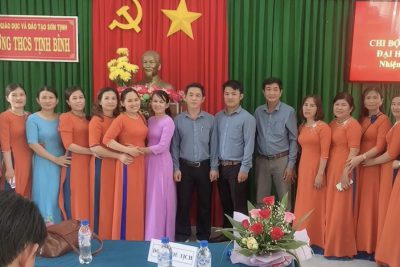 ĐẠI HỘI CHI BỘ TRƯỜNG THCS TỊNH BÌNH
